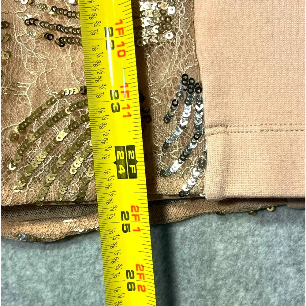 BCBGMaxAzria lace sequined